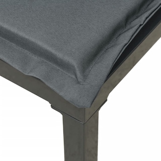 Foto 7 | Set Patio Lounge Vidaxl 3 Piezas Acero Sintético Ratán Sintético Negro Y Gris - Venta Internacional.