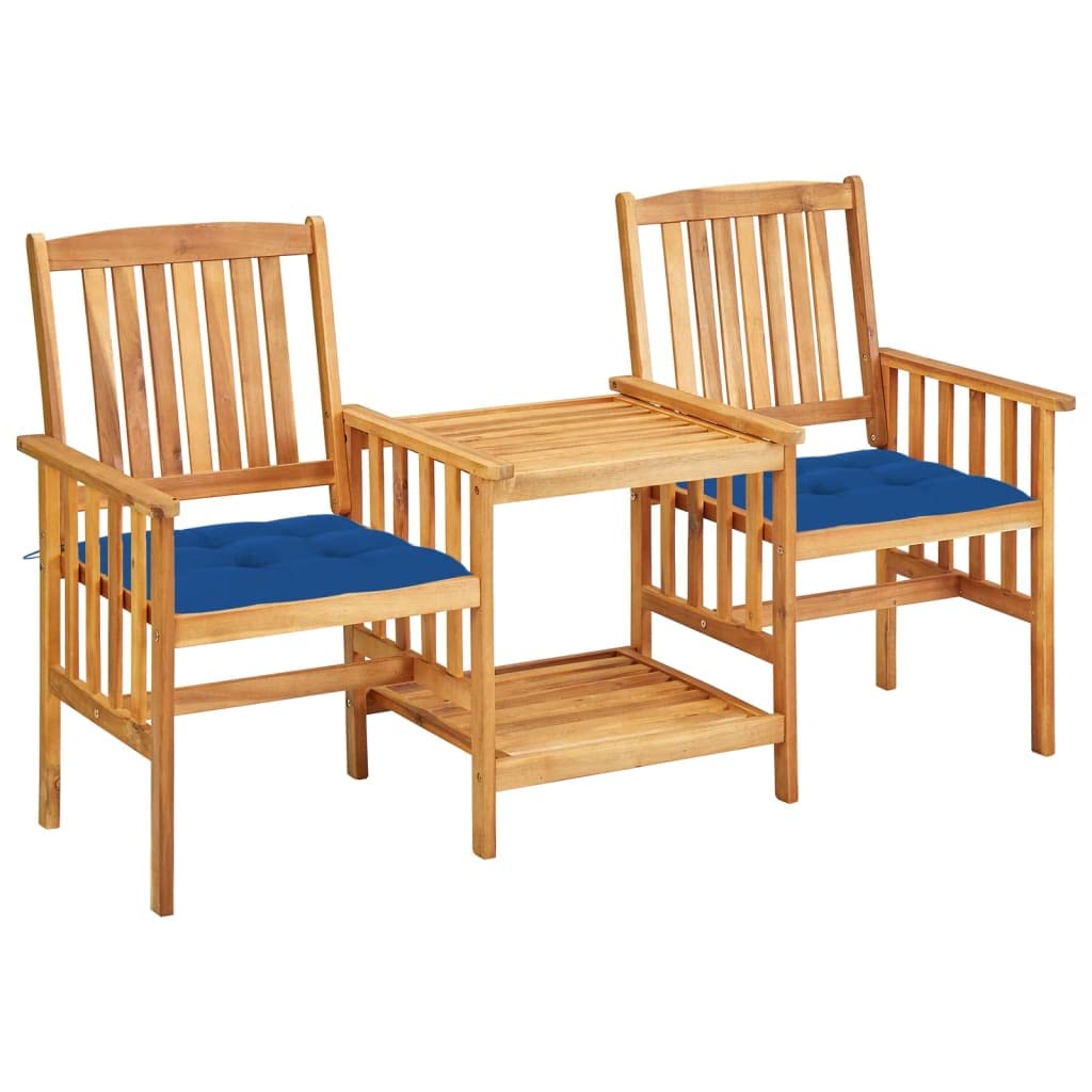 Foto 2 pulgar | Set De Mesa Y Sillón Vidaxl Para Patio  Balcón  Madera De Acacia - Venta Internacional.