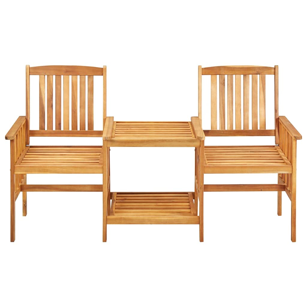 Foto 4 pulgar | Set De Mesa Y Sillón Vidaxl Para Patio  Balcón  Madera De Acacia - Venta Internacional.