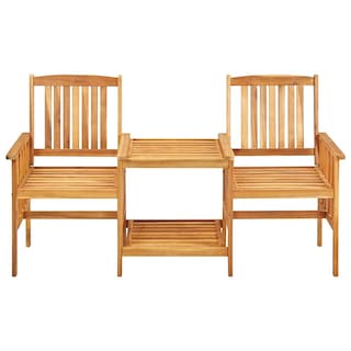 Foto 3 | Set De Mesa Y Sillón Vidaxl Para Patio Balcón Madera De Acacia - Venta Internacional.