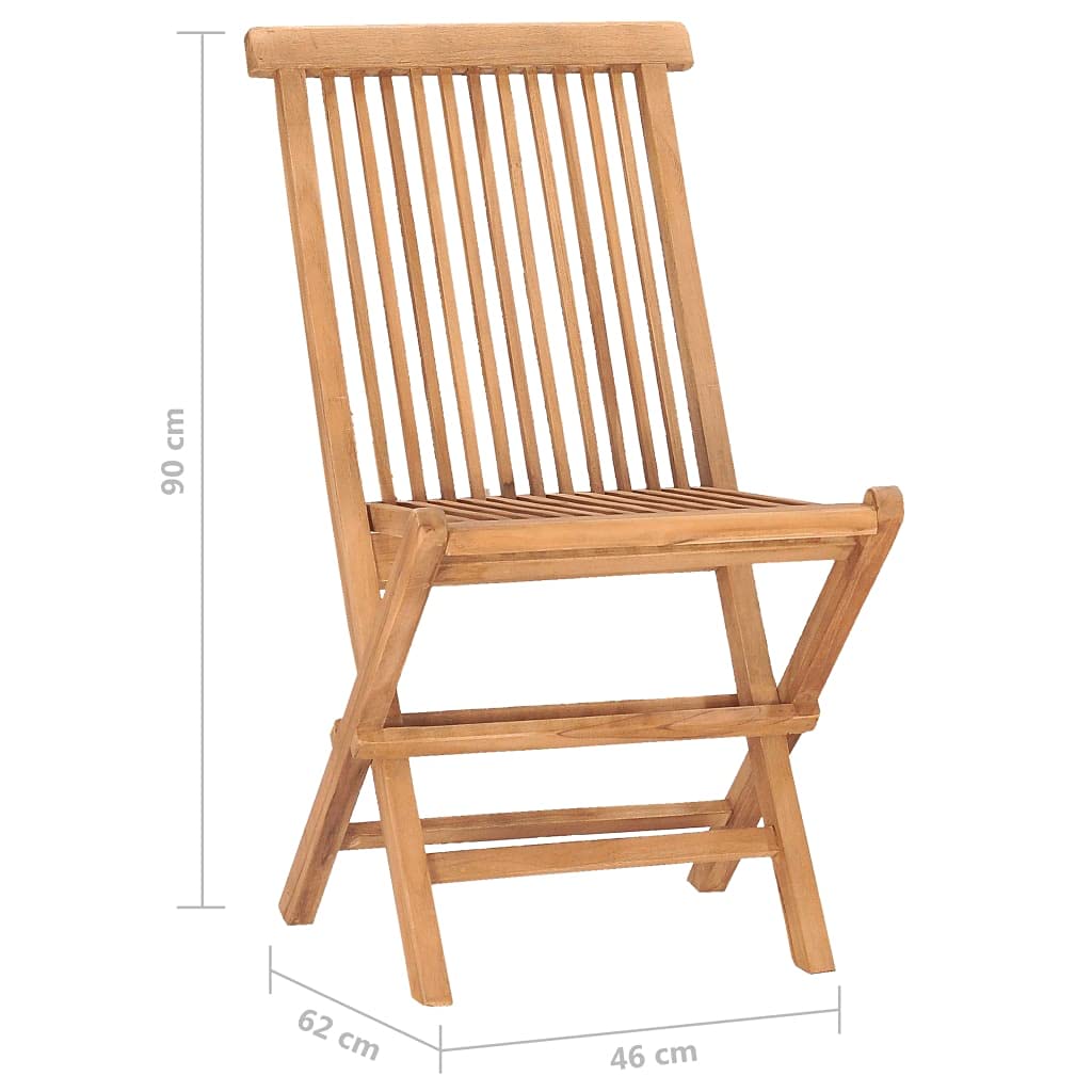 Foto 5 pulgar | Juego de Comedor para Jardín VidaXL Plegable 3 Piezas - Venta Internacional