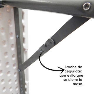 Foto 4 | Tablón Plegable de Plástico Aquila 1.20 m color Blanco