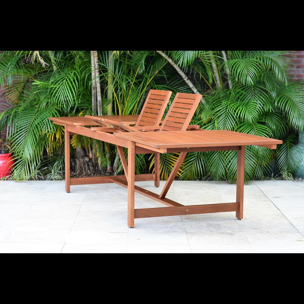 Foto 5 pulgar | Mesa Leyland De Comedor Extensible De Madera Para Exterior
