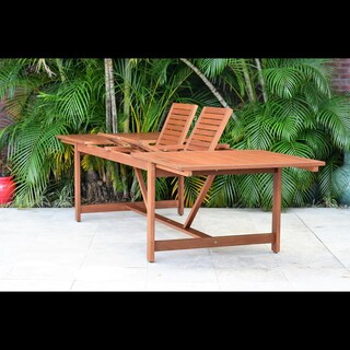 Foto 4 | Mesa Leyland De Comedor Extensible De Madera Para Exterior