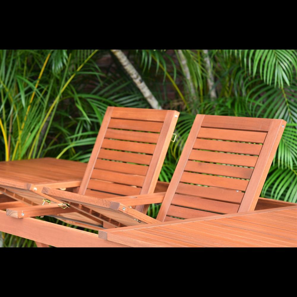 Foto 6 pulgar | Mesa Leyland De Comedor Extensible De Madera Para Exterior