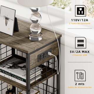 Foto 8 | Mesa Furniturer Onille Marrón