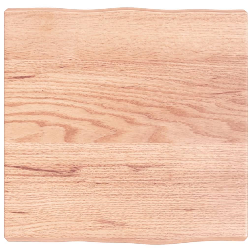 Foto 1 | Tablero De Mesa Vidaxl De Madera Maciza De Roble Tratada En Marrón Claro  40 X 40 Cm - Venta Internacional.