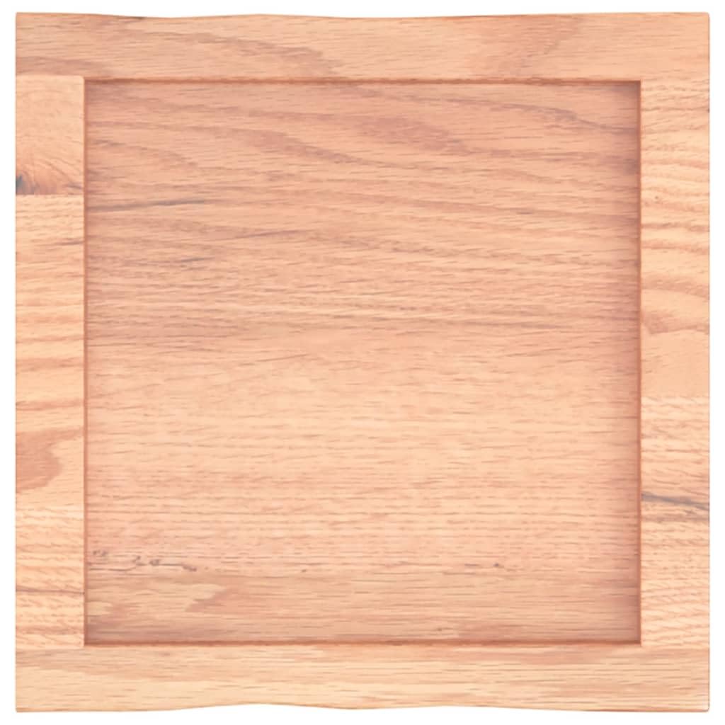Foto 5 pulgar | Tablero De Mesa Vidaxl De Madera Maciza De Roble Tratada En Marrón Claro  40 X 40 Cm - Venta Internacional.