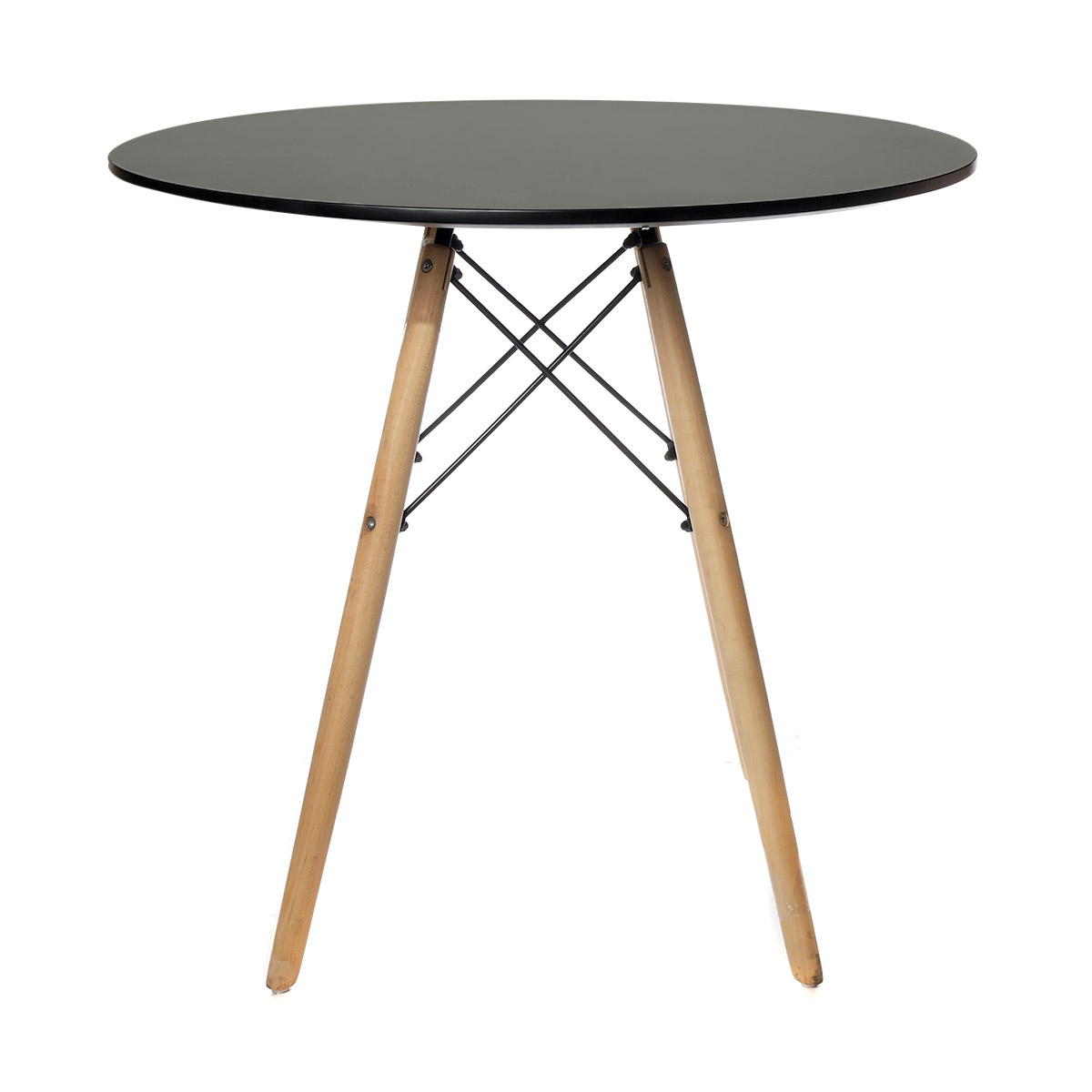 Mesa Redonda EKE Home Life GC-020 Negro Eames Minimalista