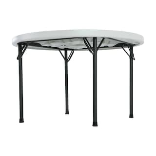 Foto 2 | Lifetime Mesa Redonda Blanca 46 (118 Cm) Grado Comercial