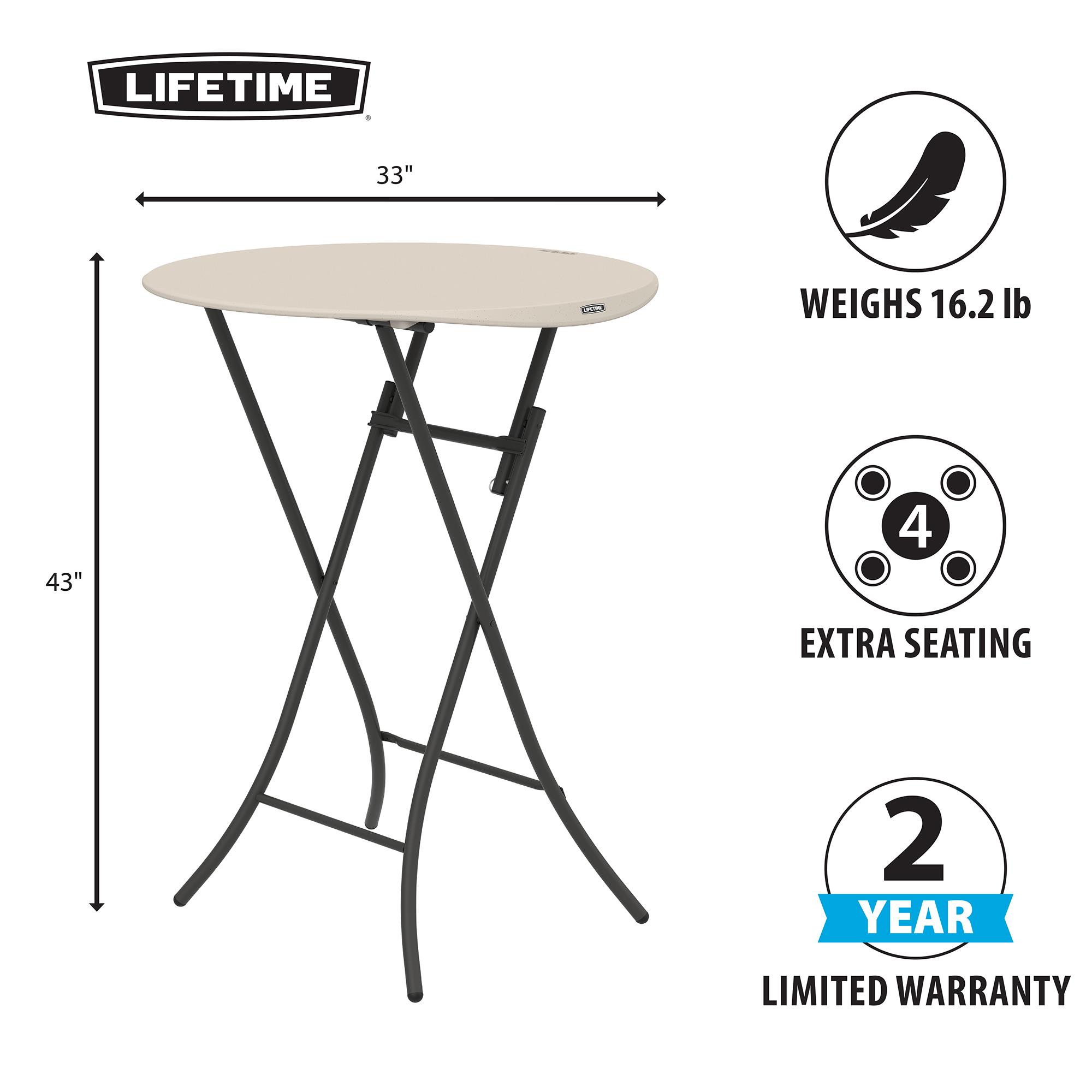 Foto 3 pulgar | Mesa Plegable Bistro 83cm Lifetime