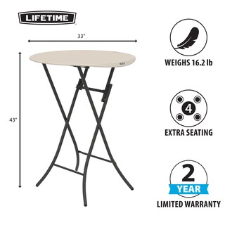 Foto 2 | Mesa Plegable Bistro 83cm Lifetime