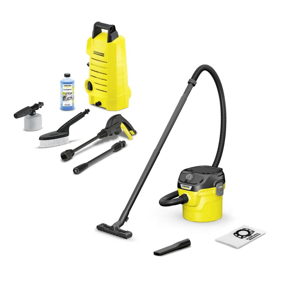 Combo Aspiradora Kwd1 + Hidrolavadora Karcher