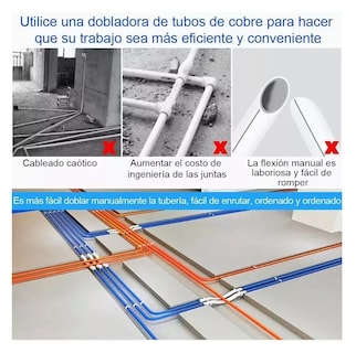 Foto 4 | Dobladores de Tubo Resorte 5 Medidas 1/4 5/16 3/8 1/2 5/8 Plata