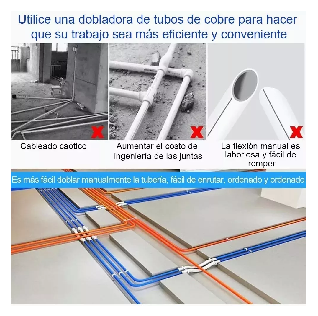 Foto 5 pulgar | Dobladores de Tubo Resorte 5 Medidas Plateado