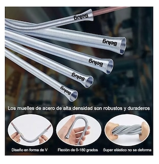 Foto 2 | Dobladores De Tubo Resorte, Belug 5 Medidas 1/4 5/16 3/8 1/2 5/8 Plata