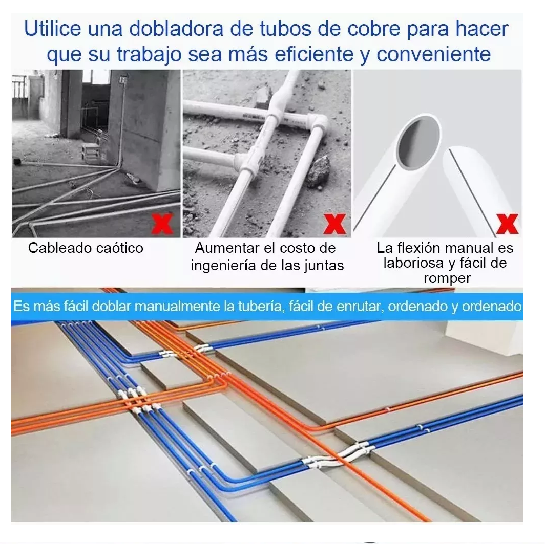 Foto 5 | Dobladores De Tubo Resorte, Belug 5 Medidas 1/4 5/16 3/8 1/2 5/8 Plata