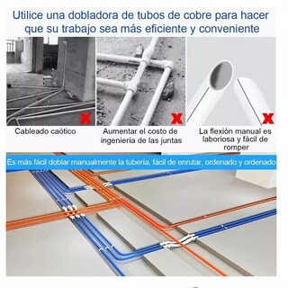 Foto 5 | Dobladores De Tubo Resorte, Belug 5 Medidas 1/4 5/16 3/8 1/2 5/8 Plata