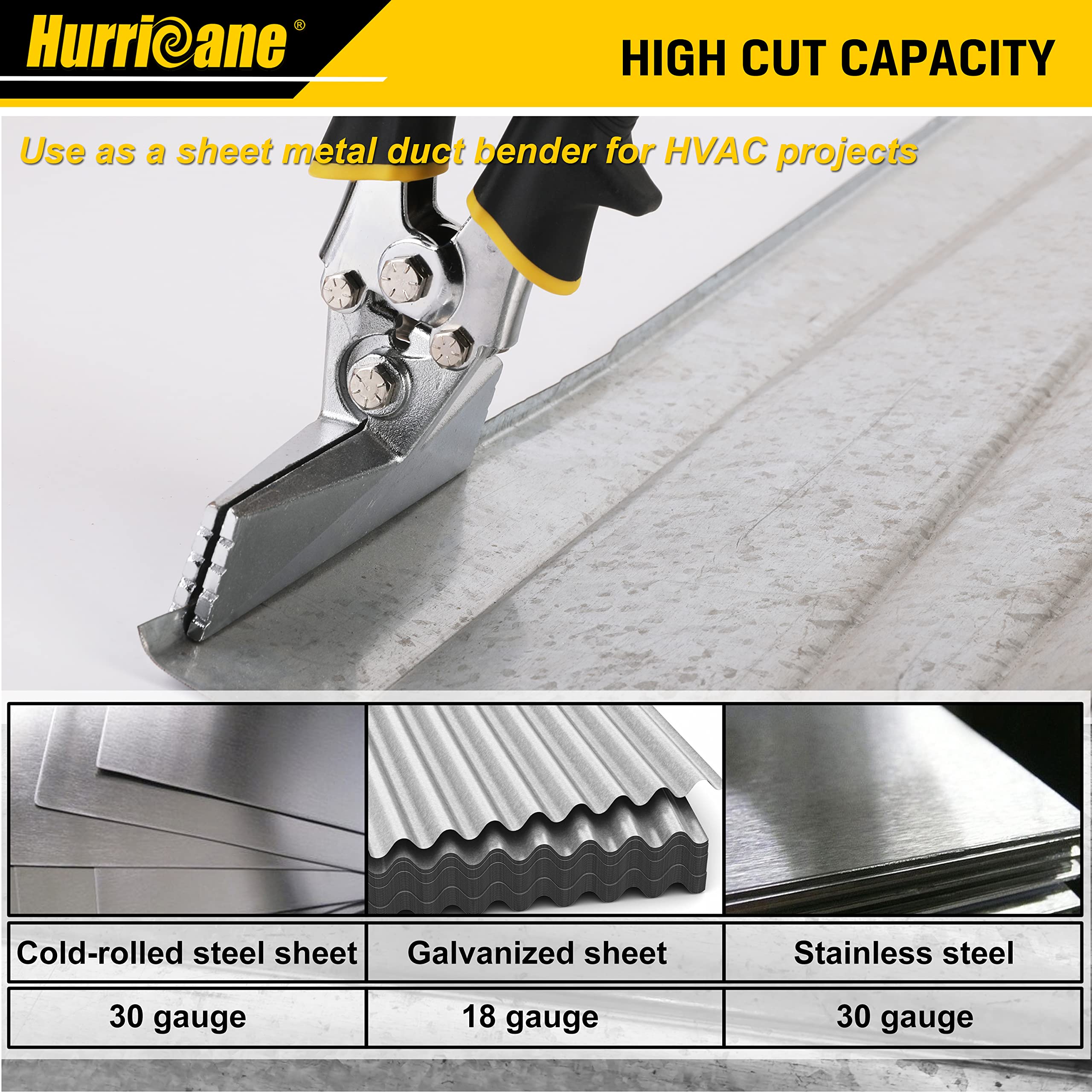 Foto 5 pulgar | Dobladora Hand Seamer Hurricane De 15 Cm Con Mandíbula Recta - Venta Internacional.