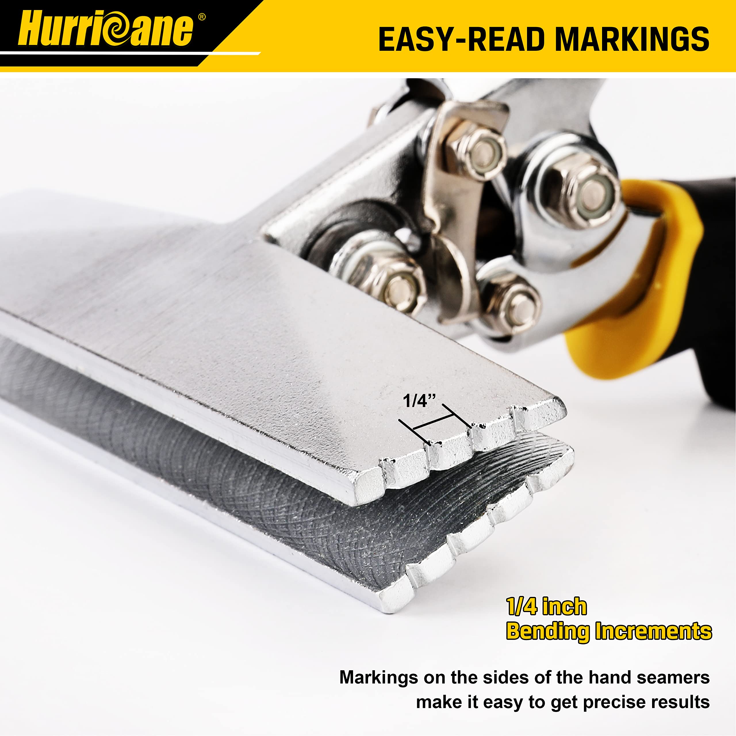 Foto 6 pulgar | Dobladora Hand Seamer Hurricane De 15 Cm Con Mandíbula Recta - Venta Internacional.