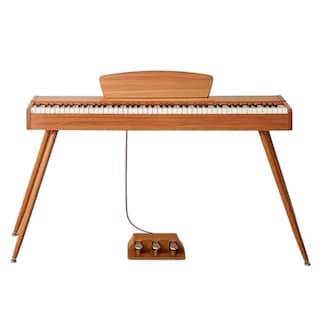 Foto 1 | Piano Musical De 88 Teclas Con Mecanismo De Martillo Ponderado Bluelander Café Con Banco