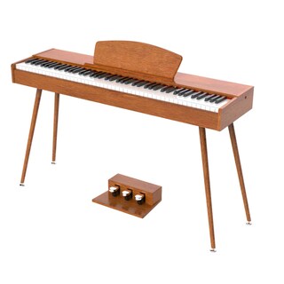 Foto 3 | Piano Musical De 88 Teclas Con Mecanismo De Martillo Ponderado Bluelander Café Con Banco