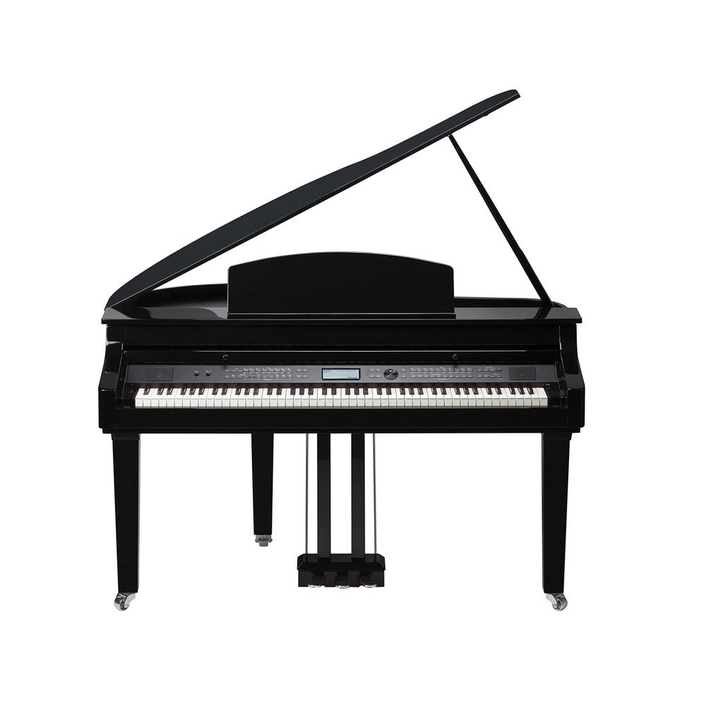 Piano Digital De 88 Teclas Pesadas Keyboard Concert Negro