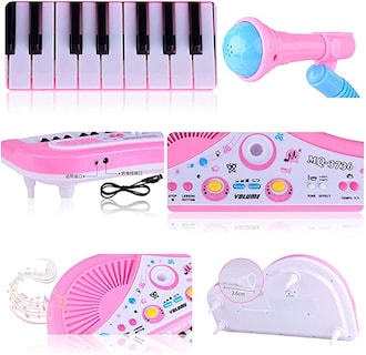 Foto 2 | Venta Internacional-Teclado Musical Generic 37 Teclas con Micrófono
