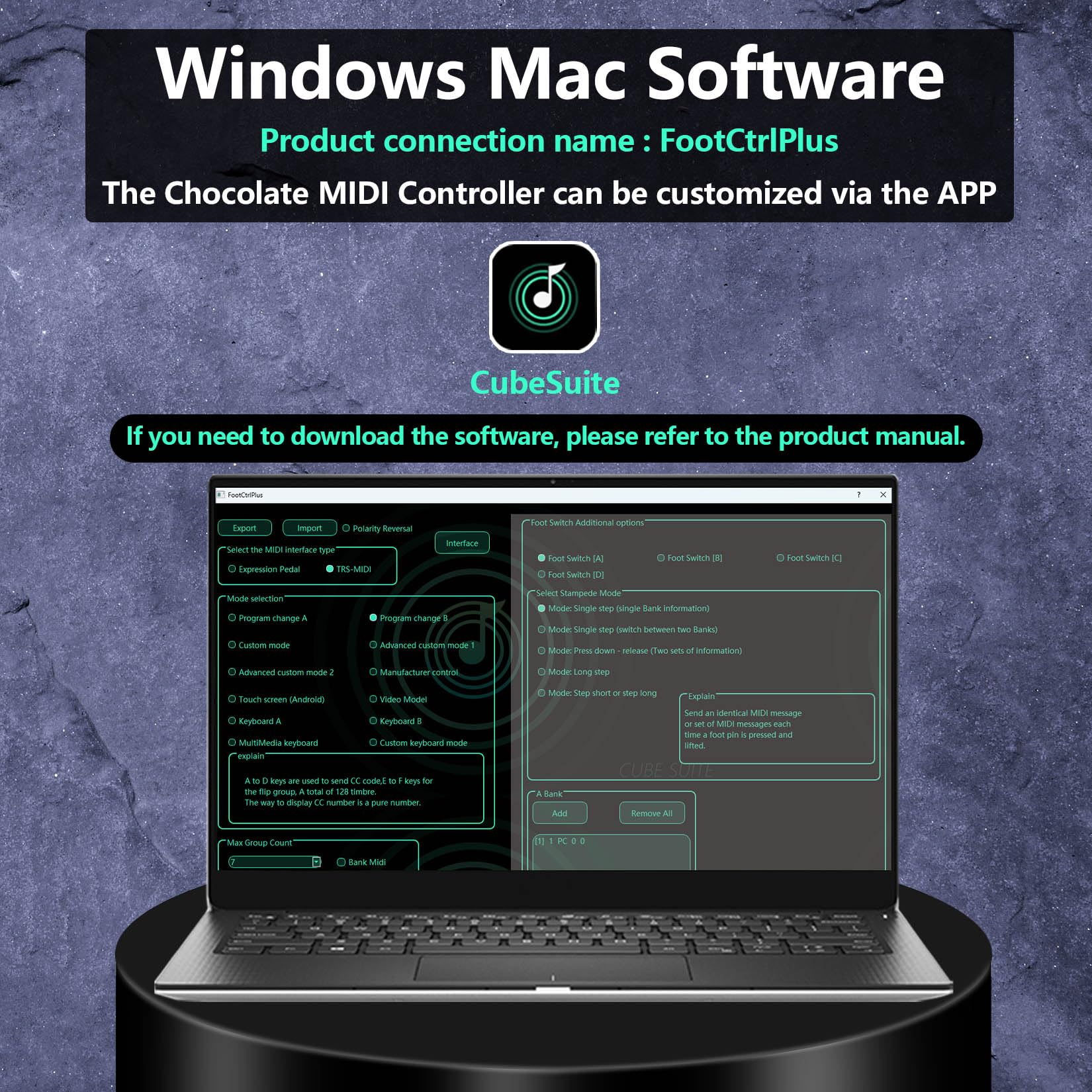 Foto 4 | Controlador De Pie Midi M-vave Chocolate Plus Wireless Bt - Venta Internacional.