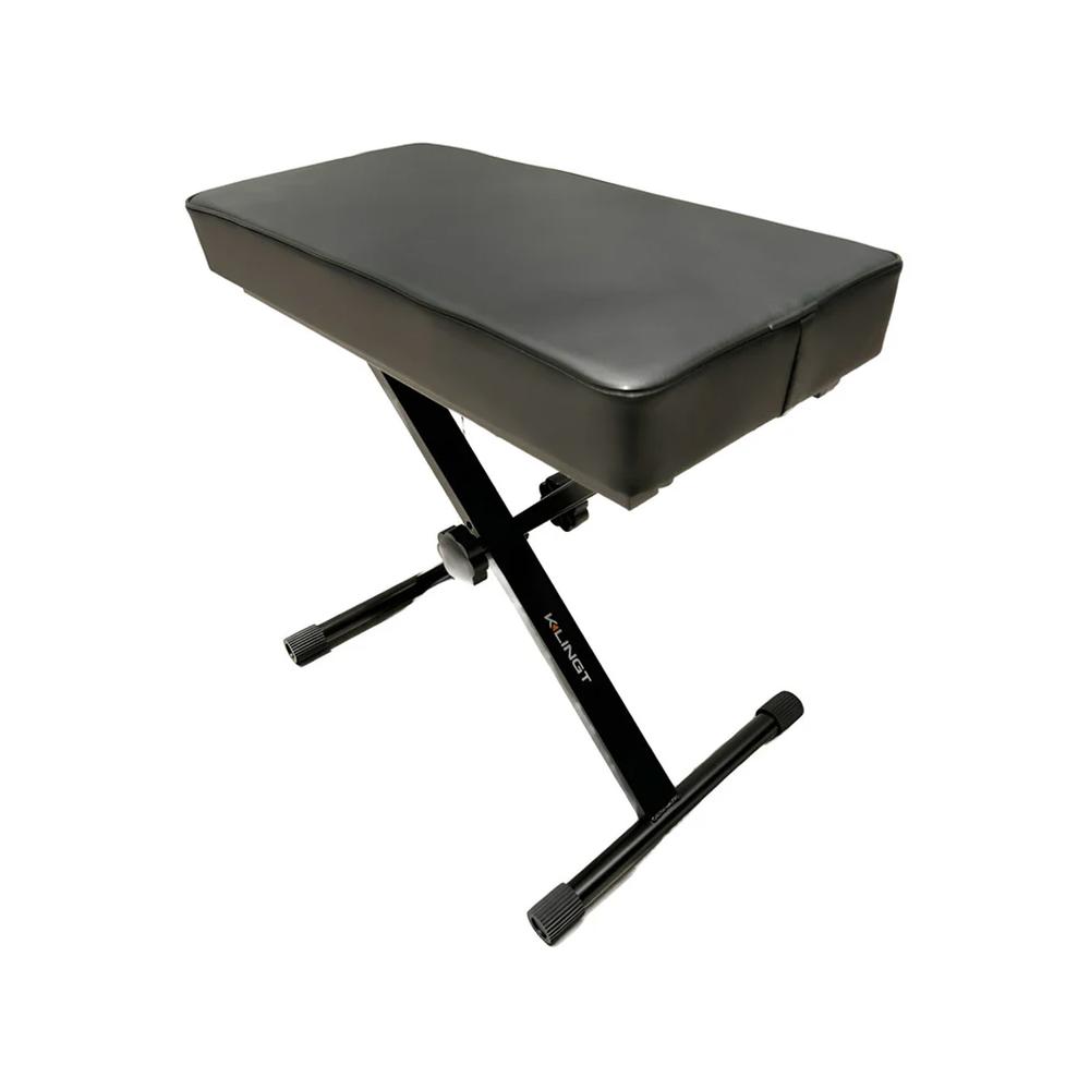 Banco Para Teclado Klingt Klt 002 Drun Stools Color Negro De Lujo