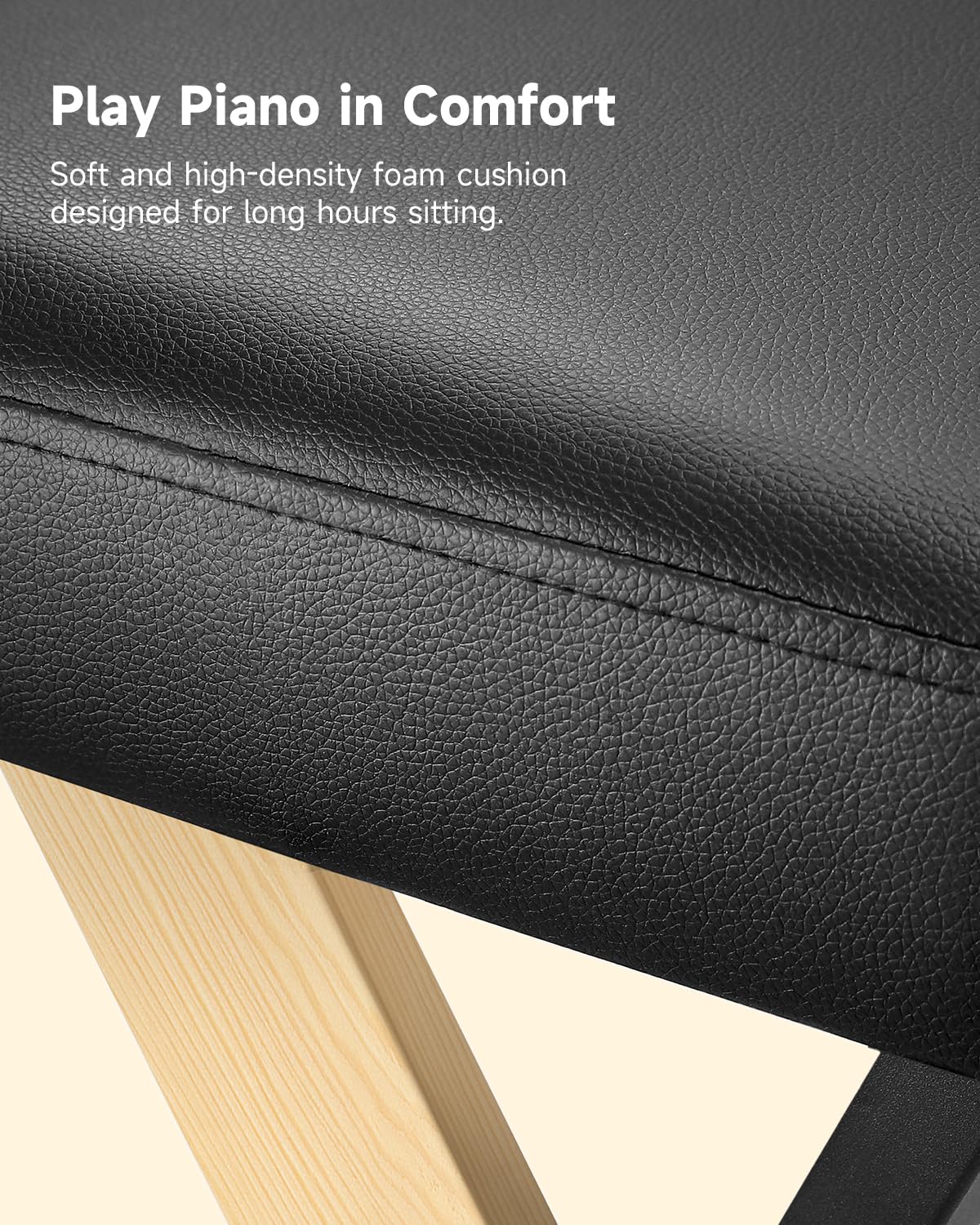 Foto 6 | Taburete Con Teclado Estilo Doméstico Donner Dkb-300 Piano Bench - Venta Internacional.