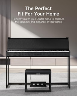Foto 2 | Banco Para Piano Donner Dkb-200 Home Style Resistente A La Corrosión - Venta Internacional.