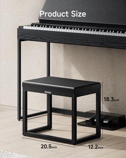 Foto 4 | Banco Para Piano Donner Dkb-200 Home Style Resistente A La Corrosión - Venta Internacional.