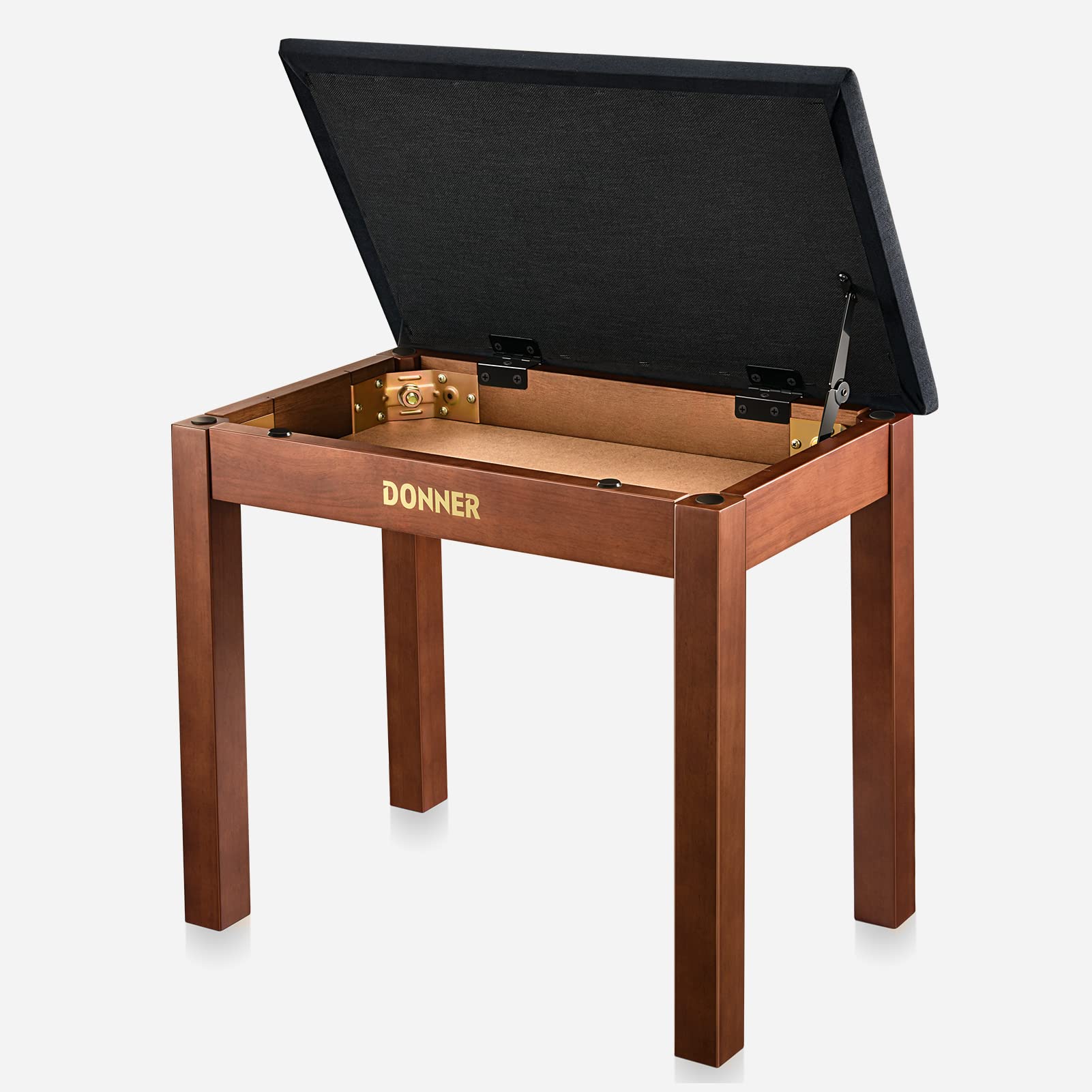 Foto 1 | Banco Para Piano Donner Dkb-10 Con Almacenamiento De Madera Maciza, Color Marrón - Venta Internacional.