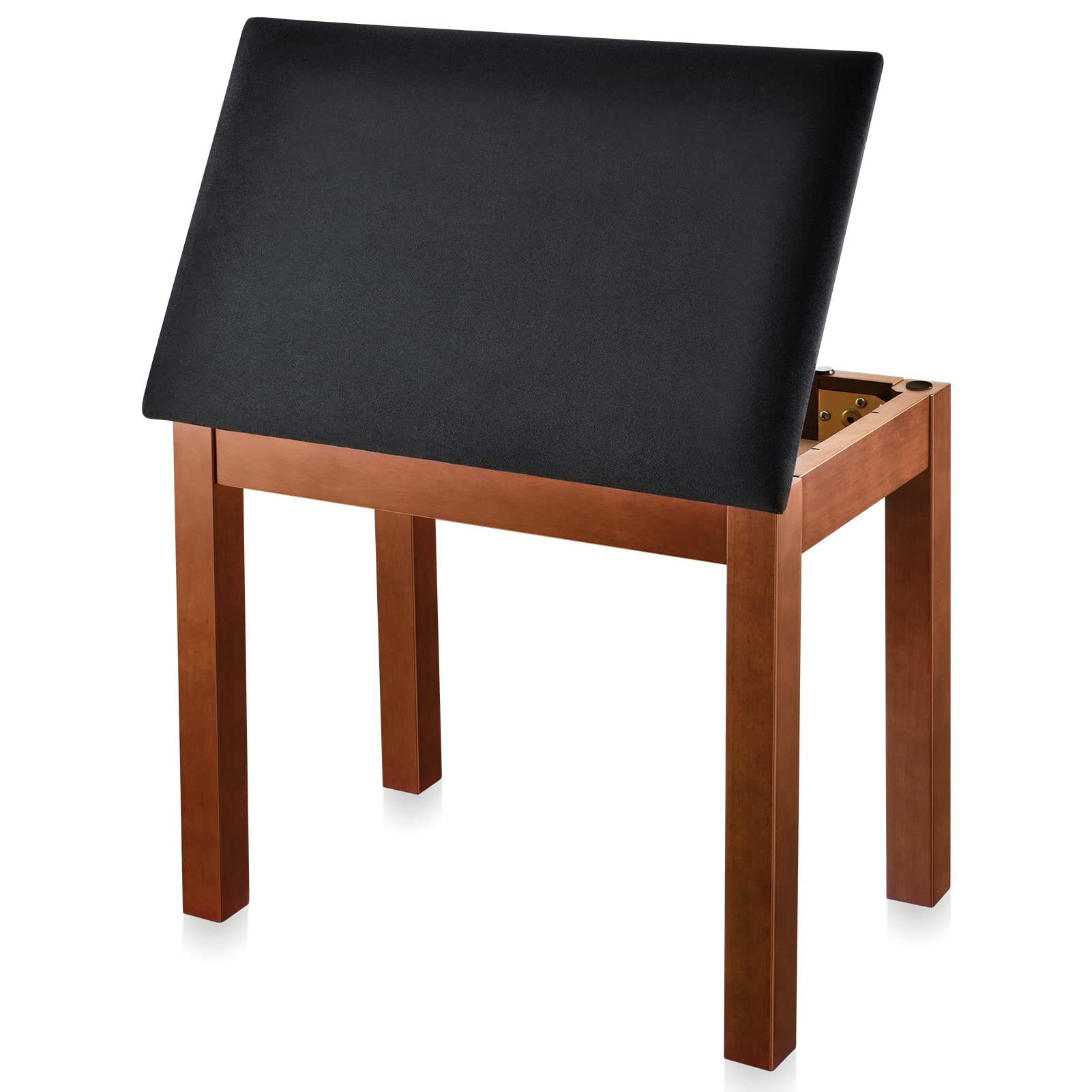 Foto 8 pulgar | Banco Para Piano Donner Dkb-10 Con Almacenamiento De Madera Maciza, Color Marrón - Venta Internacional.