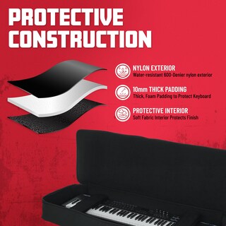Foto 3 | Teclado Gig Bag Gator Gkb-76 Slim Para Teclado Delgado De 76 Teclas - Venta Internacional.