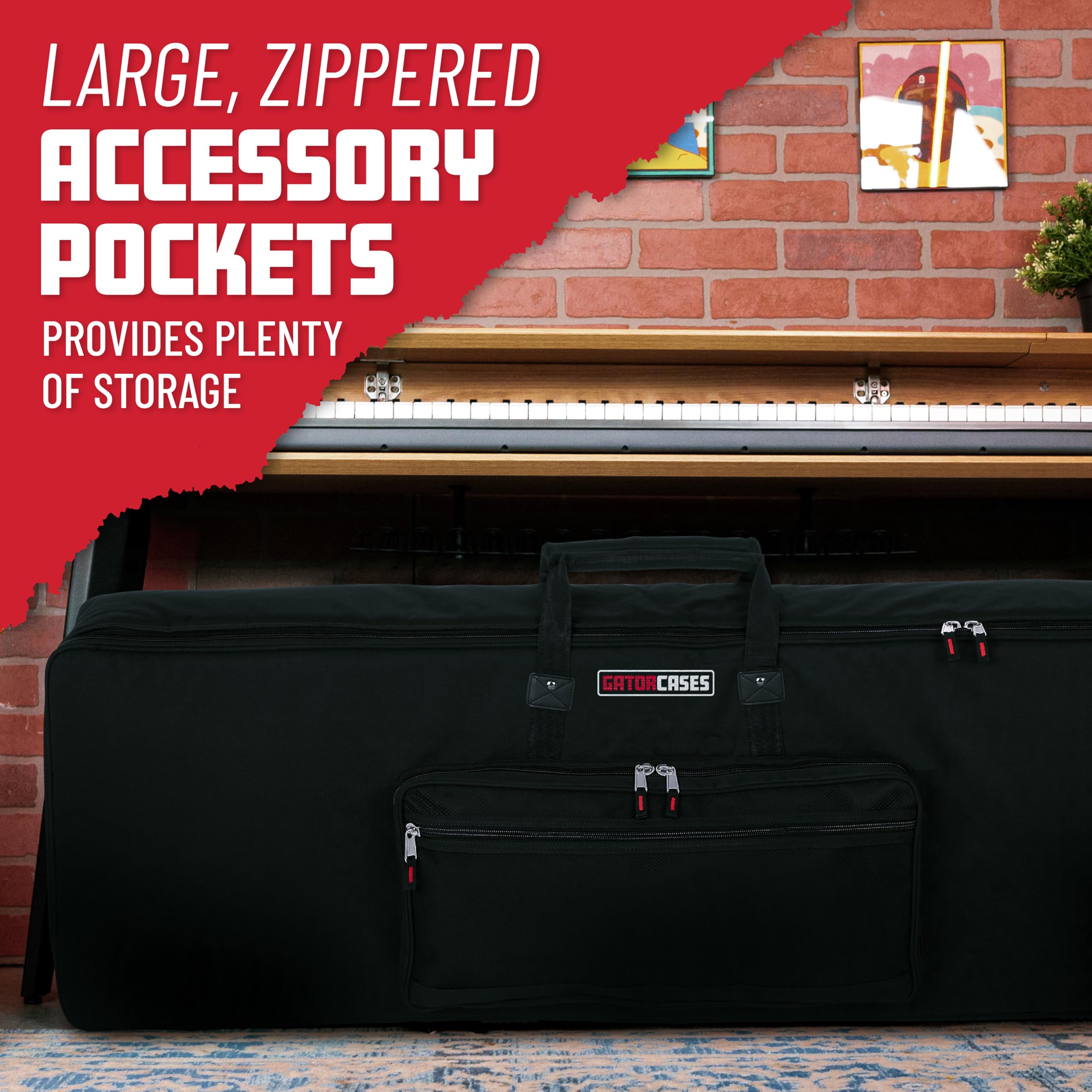 Foto 5 pulgar | Teclado Gig Bag Gator Gkb-76 Slim Para Teclado Delgado De 76 Teclas - Venta Internacional.
