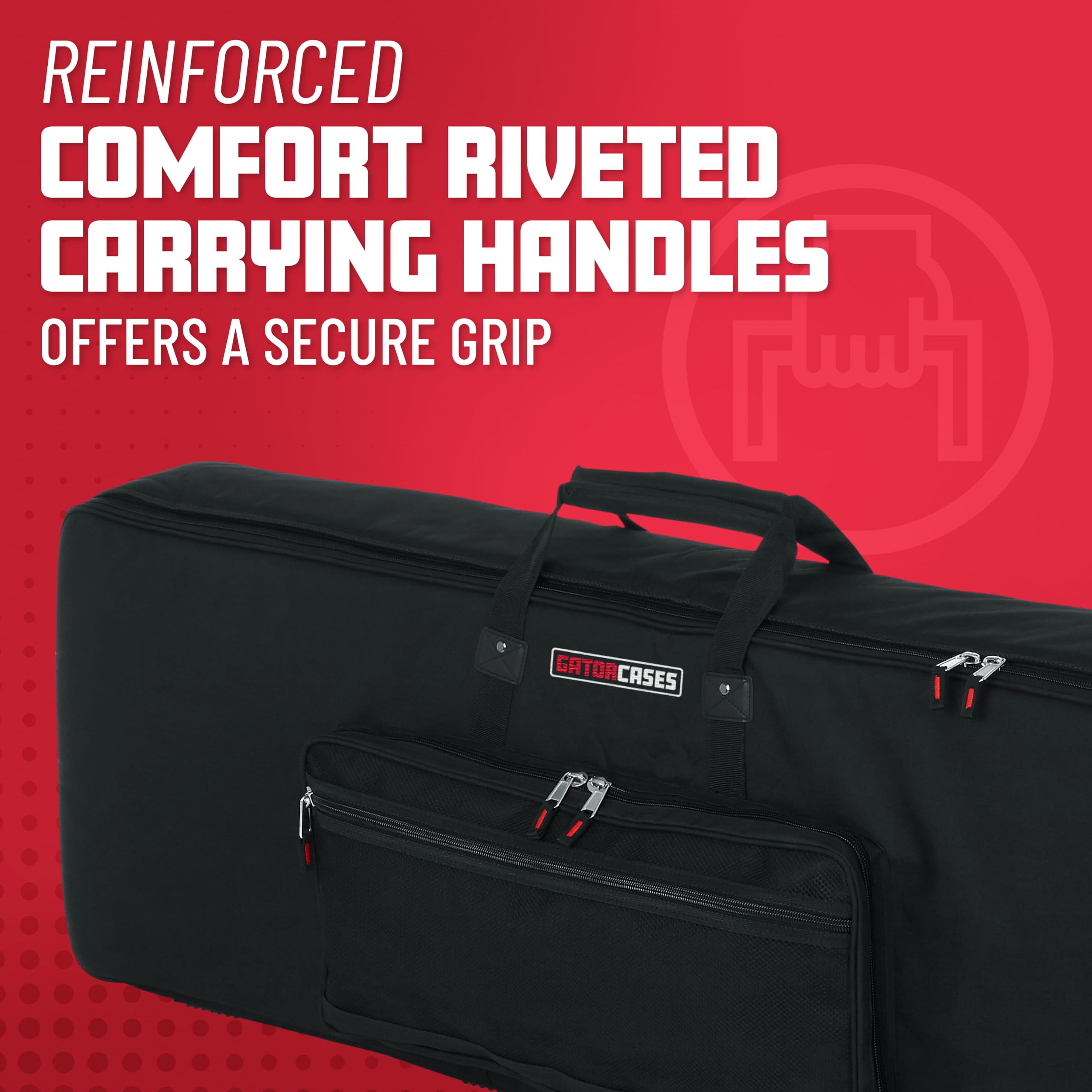 Foto 5 | Teclado Gig Bag Gator Gkb-76 Slim Para Teclado Delgado De 76 Teclas - Venta Internacional.