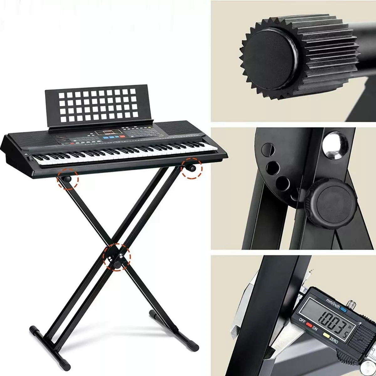 Foto 3 pulgar | Soporte Stand Base Para Teclado Reforzado Eo Safe Imports Esi-11390 Negro