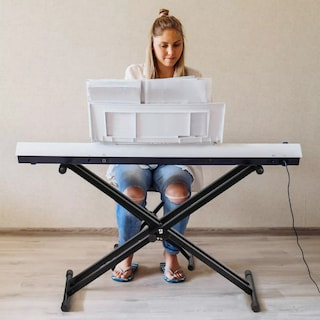 Foto 2 | Soporte Teclado Base Plegable Reforzado Eo Safe Imports Esi-17750 Negro