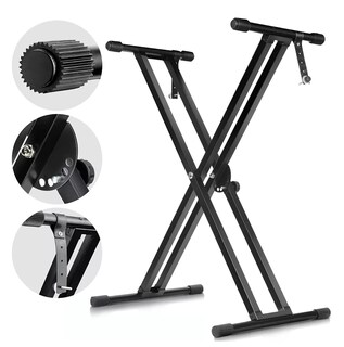 Foto 2 | Soporte Stand Base Para Teclado Reforzado Plegable Belug Q-2x Negro