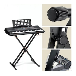 Foto 3 | Soporte Stand Base Para Teclado Reforzado Plegable Belug Q-2x Negro