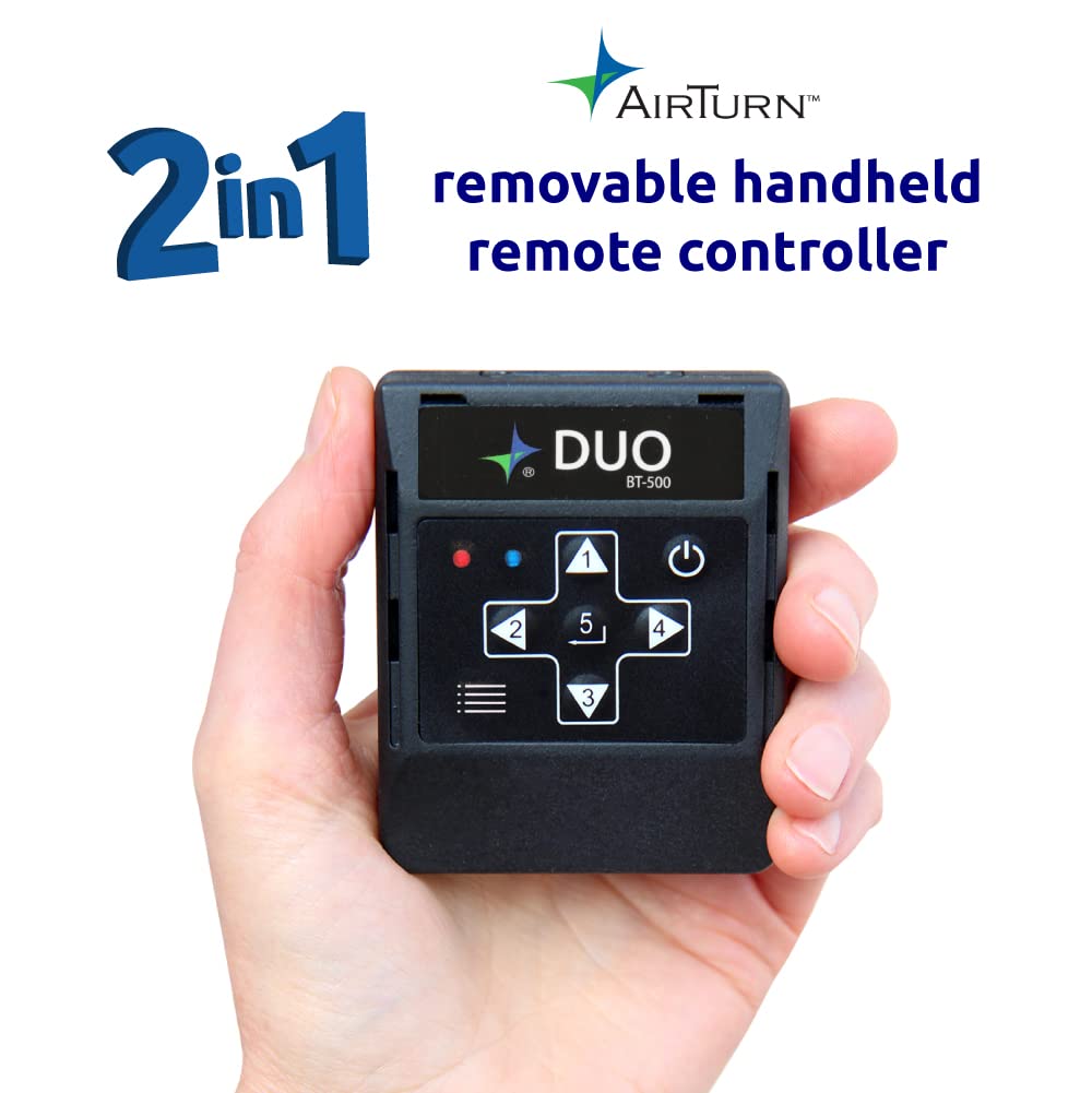 Foto 6 | Pedal Inalámbrico Bluetooth Page Turner Airturn Duo500 Silent - Venta Internacional.