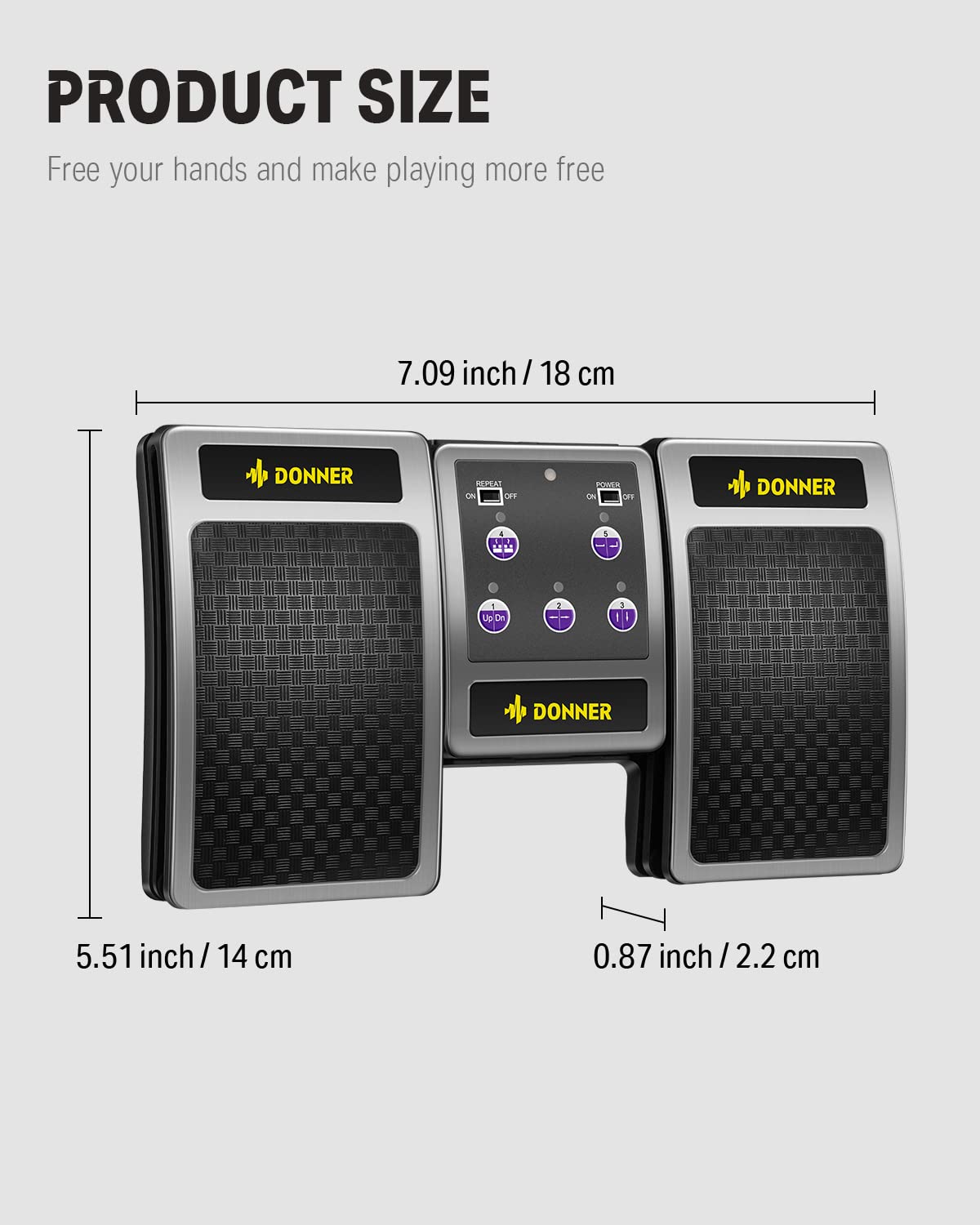 Foto 4 pulgar | Pedal Donner Inalámbrico Page Turner Para Tabletas Y Teléfonos - Venta Internacional.