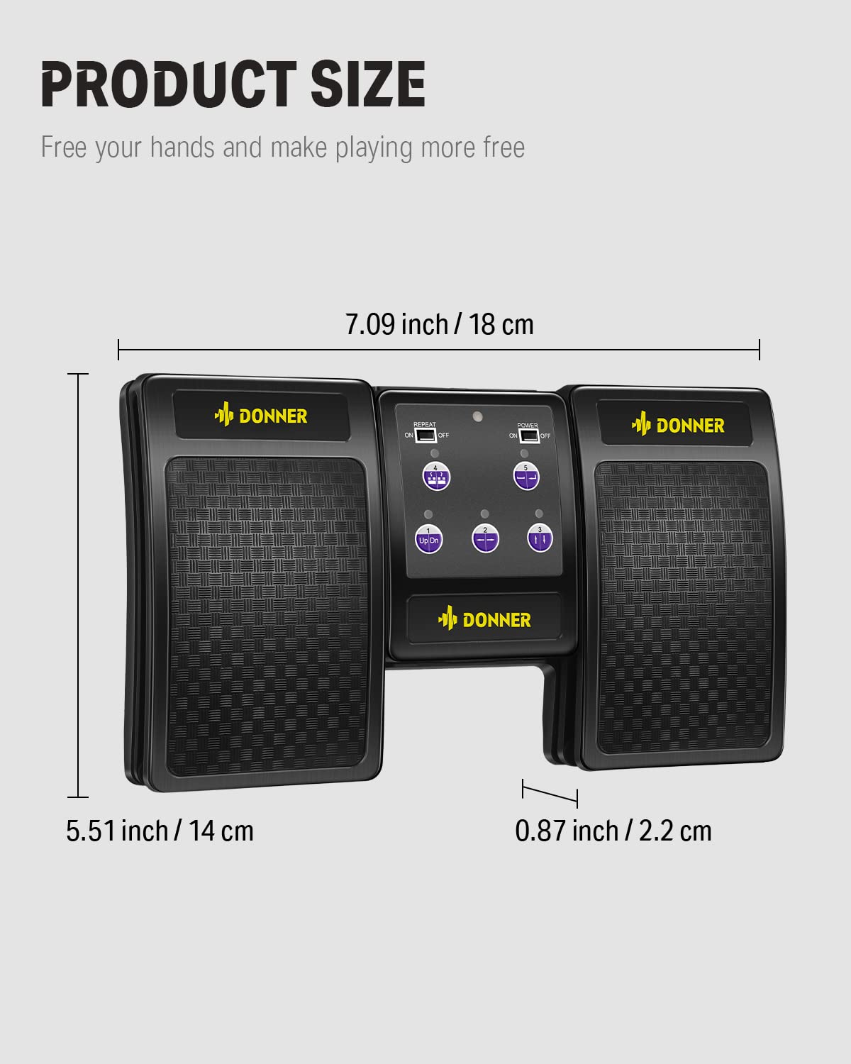 Foto 4 pulgar | Pedal Page Turner Inalámbrico Donner Para Tabletas/teléfonos - Venta Internacional.