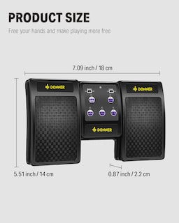 Foto 3 | Pedal Page Turner Inalámbrico Donner Para Tabletas/teléfonos - Venta Internacional.