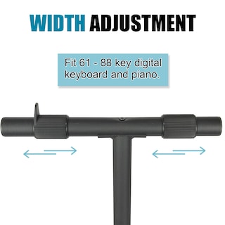 Foto 4 | Soporte Para Teclado Gleam Para Piano Digital Negro - Venta Internacional.