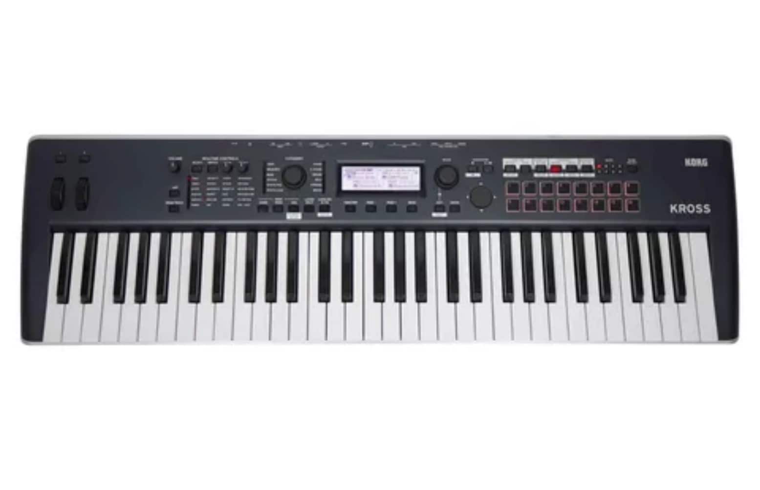 Sintetizador Korg Kross2-61-plata color Negro $21,780