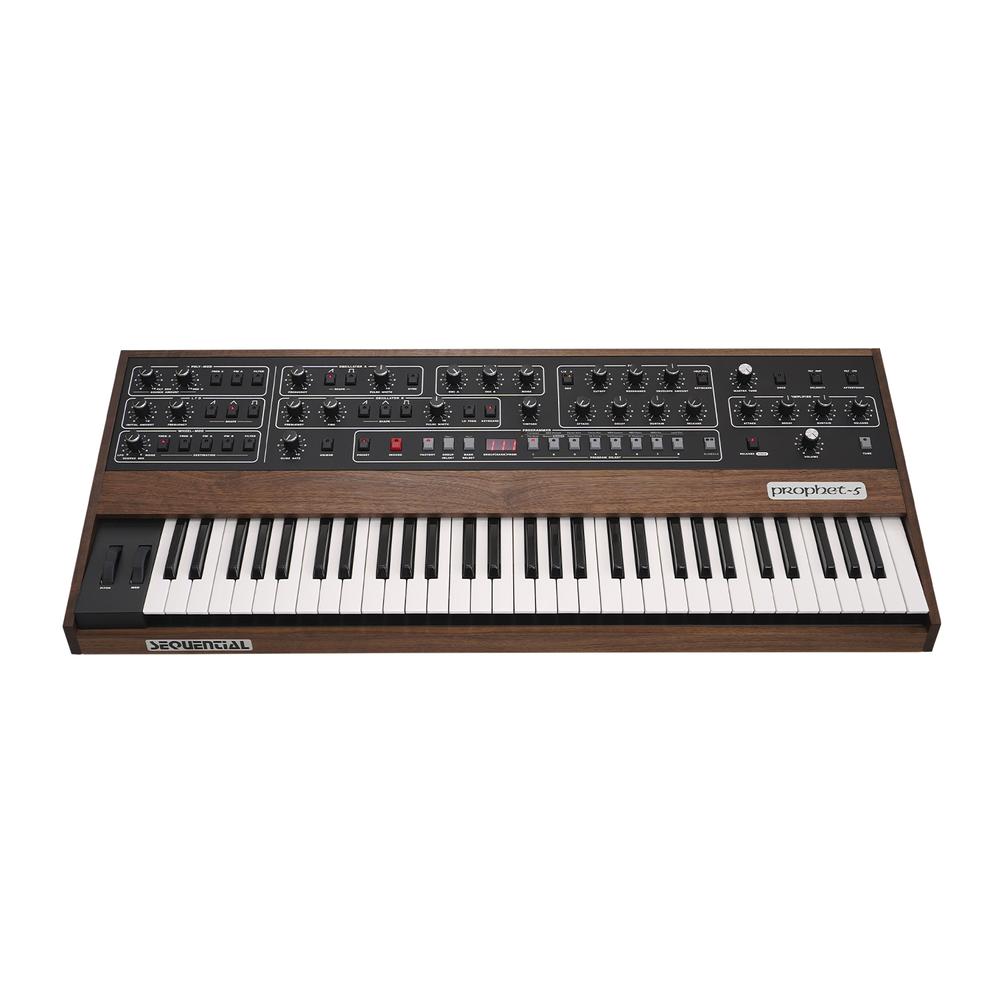 Foto 5 pulgar | Sintetizador Analógico Prophet 5 Sequential Keyboard Color Café De 5 Octavas