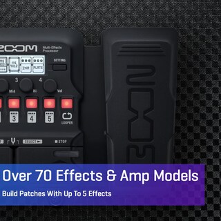 Foto 2 | Procesador Multiefectos Para Guitarra Zoom G1x Four Con Pedal De Expresión - Venta Internacional.
